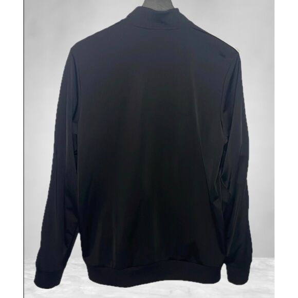 Men’s Adidas Black 3 Stipe Tricot Track Jacket - Picture 4 of 8